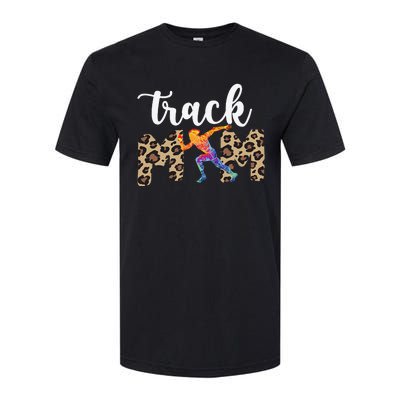 Track Mom Of A Track And Field Athlete Track Mama Softstyle CVC T-Shirt