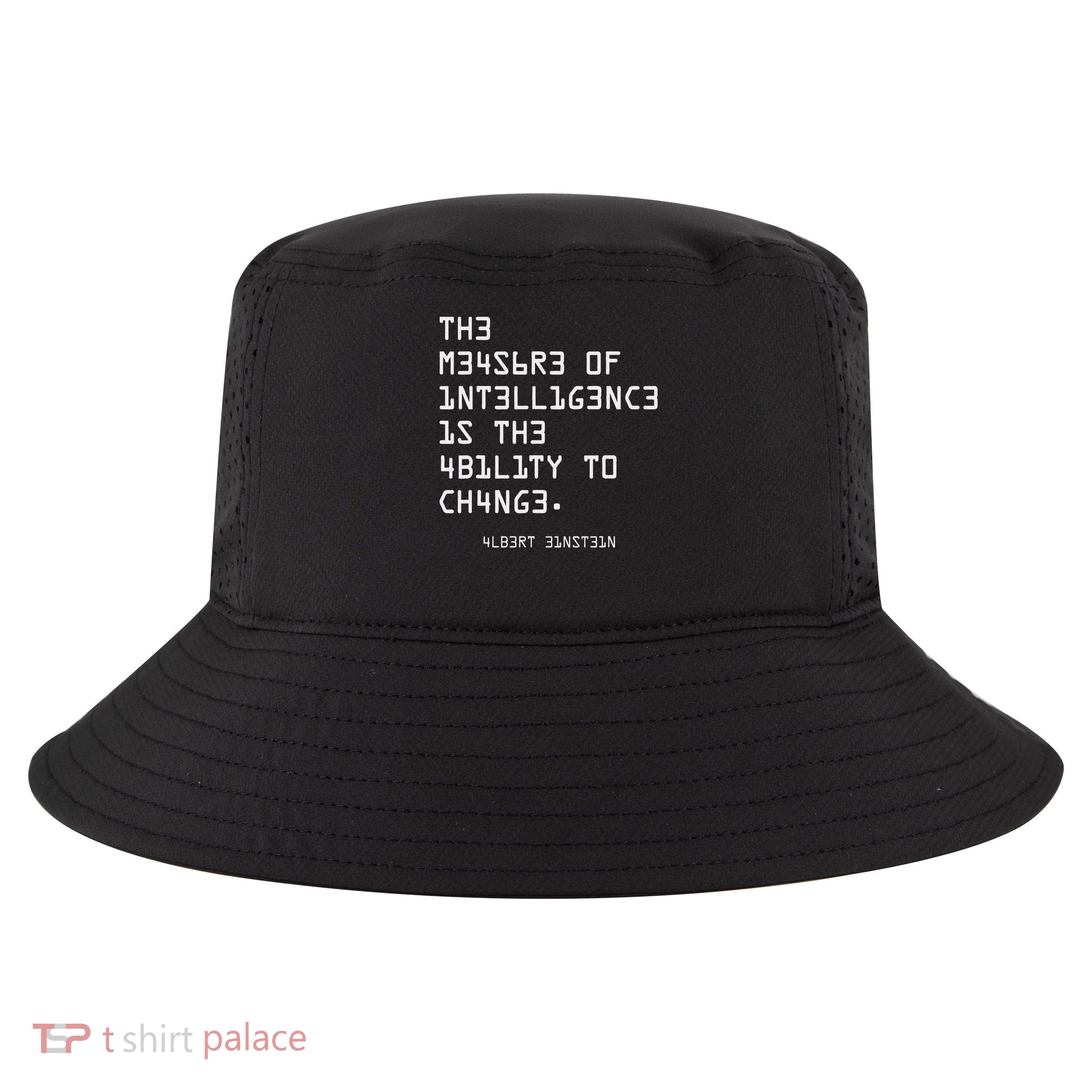 The Measure Of Intelligence, Motivation, Inspiration Cool Comfort Performance Bucket Hat