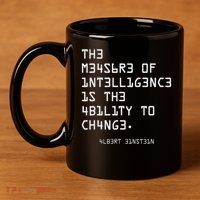 The Measure Of Intelligence, Motivation, Inspiration 11oz C Handle Ceramic Mug