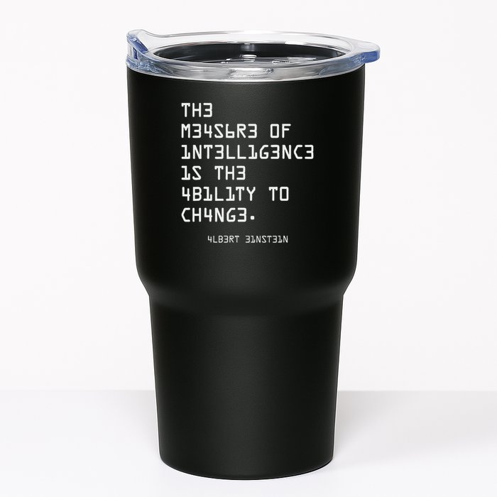 The Measure Of Intelligence, Motivation, Inspiration Tumbler