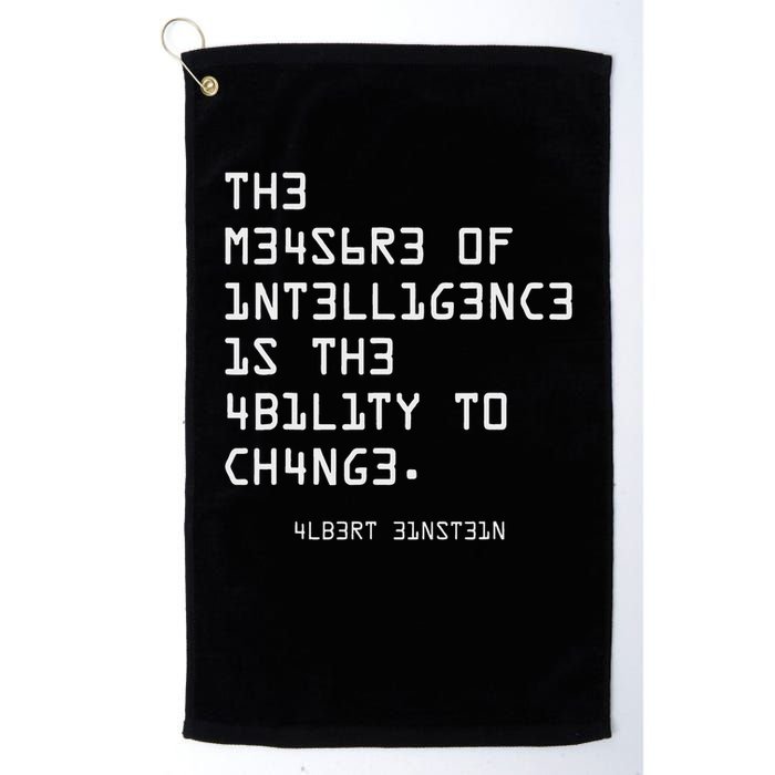 The Measure Of Intelligence, Motivation, Inspiration Golf Towel