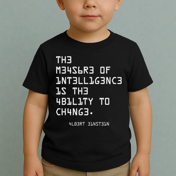 The Measure Of Intelligence, Motivation, Inspiration Toddler T-Shirt