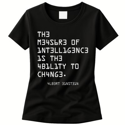 The Measure Of Intelligence, Motivation, Inspiration Womens T-Shirt