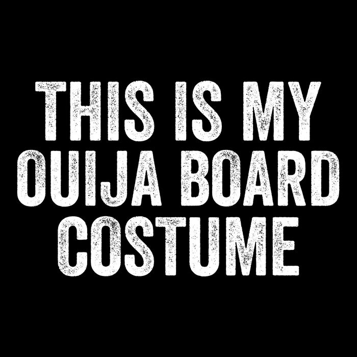 This My Ouija Board Costume Lazy Halloween Costume Funny Halloween Costume Cooling Performance Long Sleeve Crew