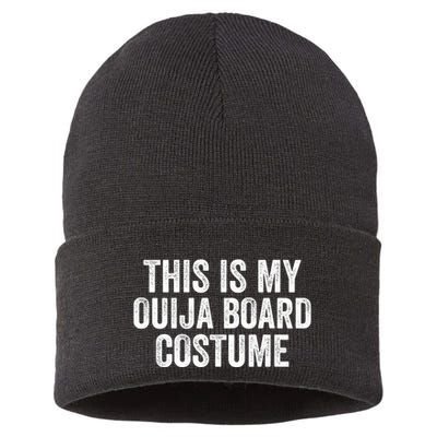 This My Ouija Board Costume Lazy Halloween Costume Funny Halloween Costume Sustainable Knit Beanie