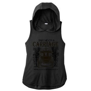 Take Me On The Carriage Ride Service Of Colin Carriage Ladies PosiCharge Tri-Blend Wicking Draft Hoodie Tank