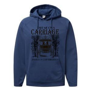 Take Me On The Carriage Ride Service Of Colin Carriage Performance Fleece Hoodie