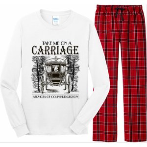 Take Me On The Carriage Ride Service Of Colin Carriage Long Sleeve Pajama Set