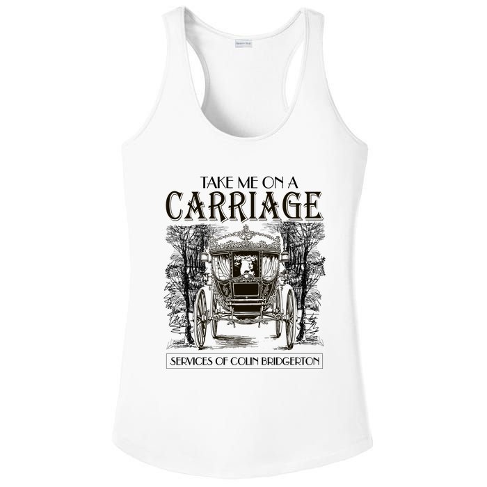 Take Me On The Carriage Ride Service Of Colin Carriage Ladies PosiCharge Competitor Racerback Tank