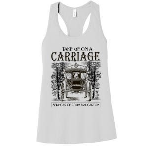 Take Me On The Carriage Ride Service Of Colin Carriage Women's Racerback Tank