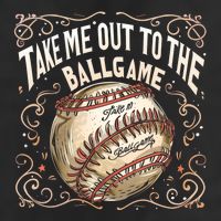 Take Me Out To The Ball Game Baseball Retro Cool Comfort Performance Bucket Hat