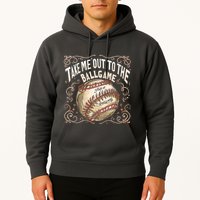 Take Me Out To The Ball Game Baseball Retro Hoodie