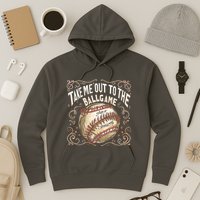 Take Me Out To The Ball Game Baseball Retro Hoodie