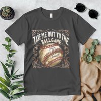 Take Me Out To The Ball Game Baseball Retro Premium T-Shirt