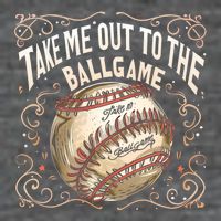 Take Me Out To The Ball Game Baseball Retro Premium T-Shirt