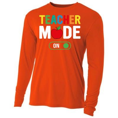 Teacher Mode On Cooling Performance Long Sleeve Crew