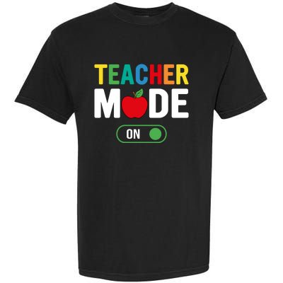 Teacher Mode On Garment-Dyed Heavyweight T-Shirt