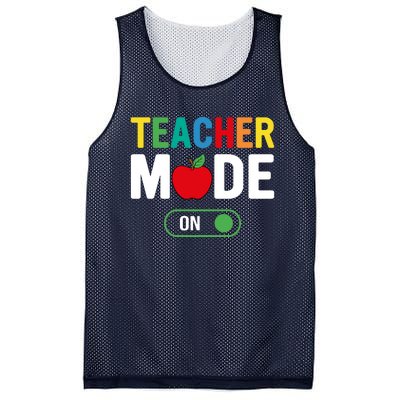 Teacher Mode On Mesh Reversible Basketball Jersey Tank