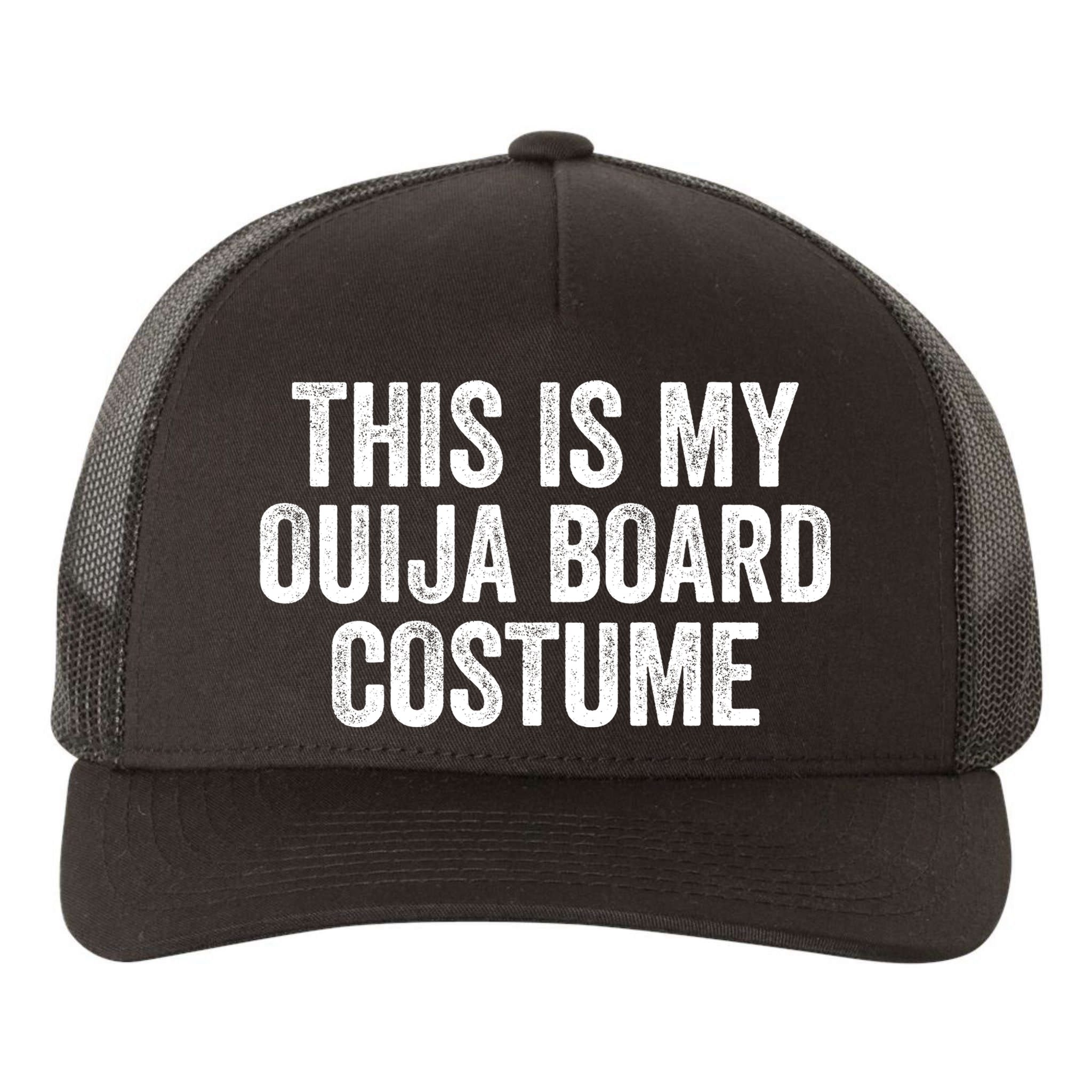This My Ouija Board Costume Lazy Halloween Costume, Funny Halloween Costume Yupoong Adult 5-Panel Trucker Hat