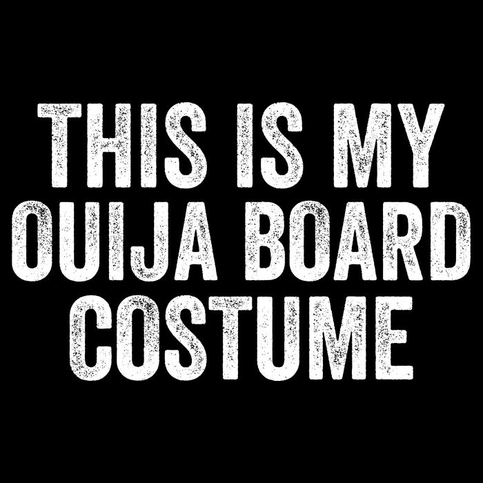 This My Ouija Board Costume Lazy Halloween Costume, Funny Halloween Costume Women's Crop Top Tee