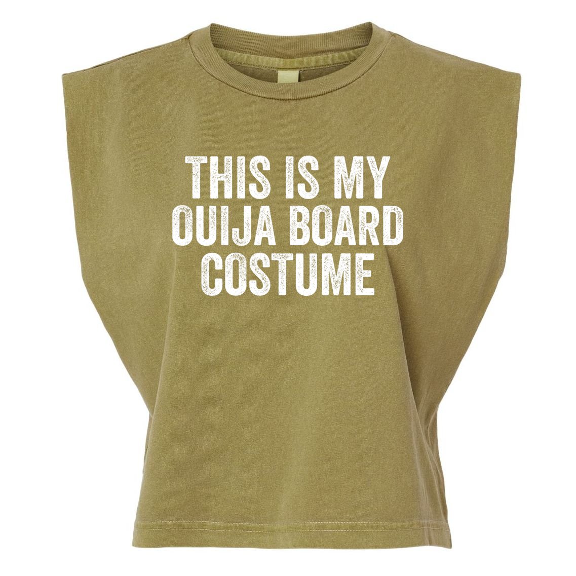 This My Ouija Board Costume Lazy Halloween Costume, Funny Halloween Costume Garment-Dyed Women's Muscle Tee