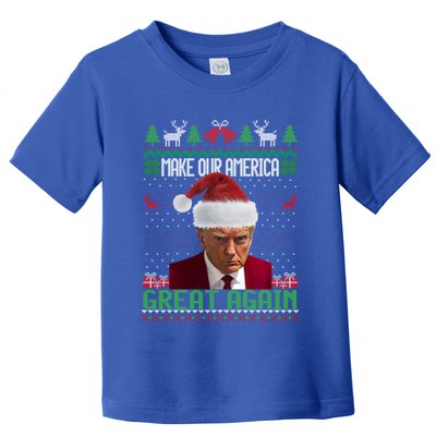 Trump Make Our America Great Again Ugly Christmas Sweater Gift Toddler T-Shirt