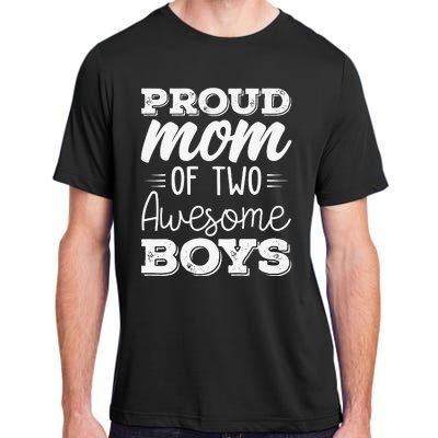 Two Mom of 2 Mother's Day Adult ChromaSoft Performance T-Shirt