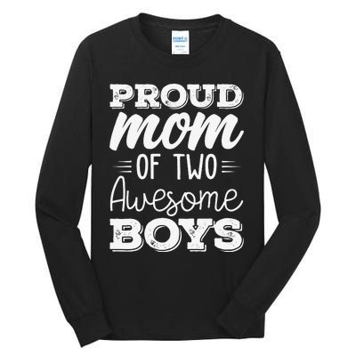 Two Mom of 2 Mother's Day Tall Long Sleeve T-Shirt