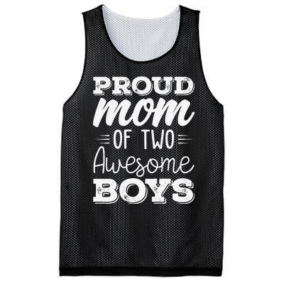 Two Mom of 2 Mother's Day Mesh Reversible Basketball Jersey Tank