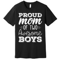 Two Mom of 2 Mother's Day Premium T-Shirt