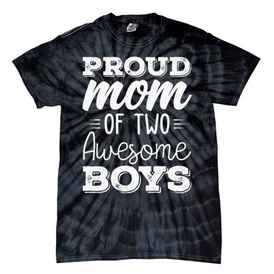 Two Mom of 2 Mother's Day Tie-Dye T-Shirt