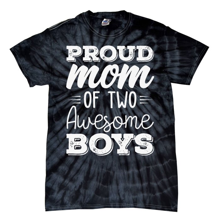 Two Mom of 2 Mother's Day Tie-Dye T-Shirt