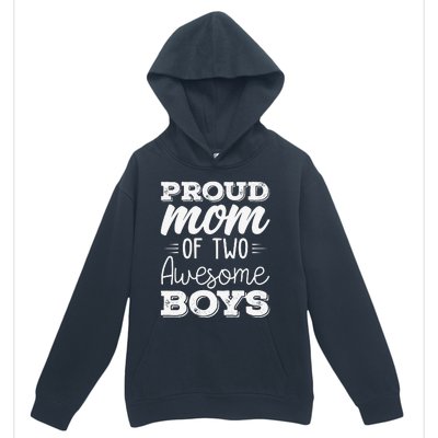 Two Mom of 2 Mother's Day Urban Pullover Hoodie