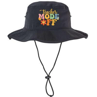 Teacher Mode Off Happy Last Day Of School Summer Break Funny Legacy Cool Fit Booney Bucket Hat