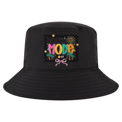 Teacher Mode Off End Of The Year Hello Summer Cool Comfort Performance Bucket Hat