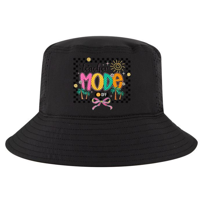 Teacher Mode Off End Of The Year Hello Summer Cool Comfort Performance Bucket Hat