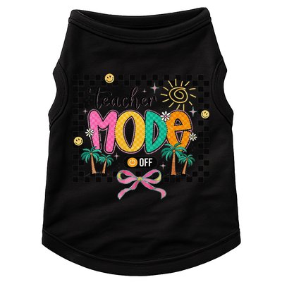 Teacher Mode Off End Of The Year Hello Summer Doggie Tank