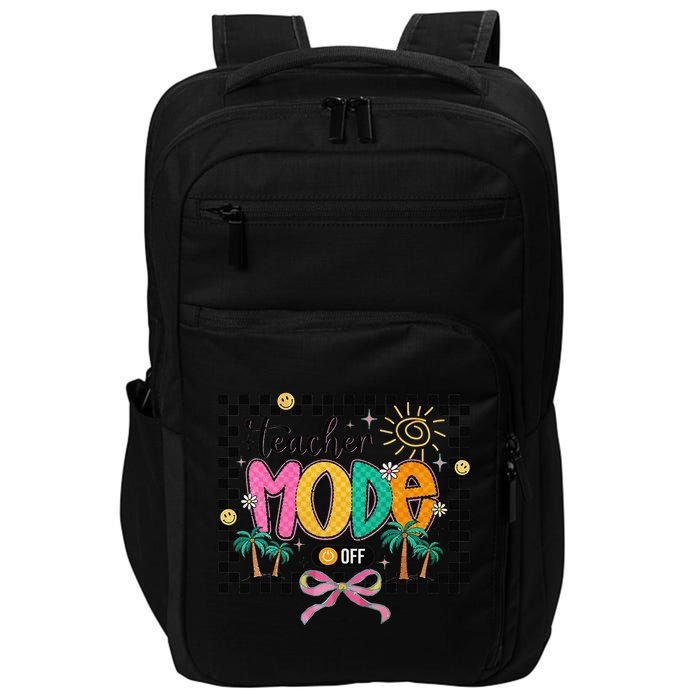 Teacher Mode Off End Of The Year Hello Summer Impact Tech Backpack