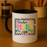 Teacher Mode Off End Of The Year Hello Summer Mug