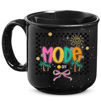 Teacher Mode Off End Of The Year Hello Summer 15oz Campfire Ceramic Mug
