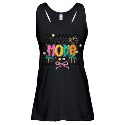 Teacher Mode Off End Of The Year Hello Summer Ladies Essential Flowy Tank