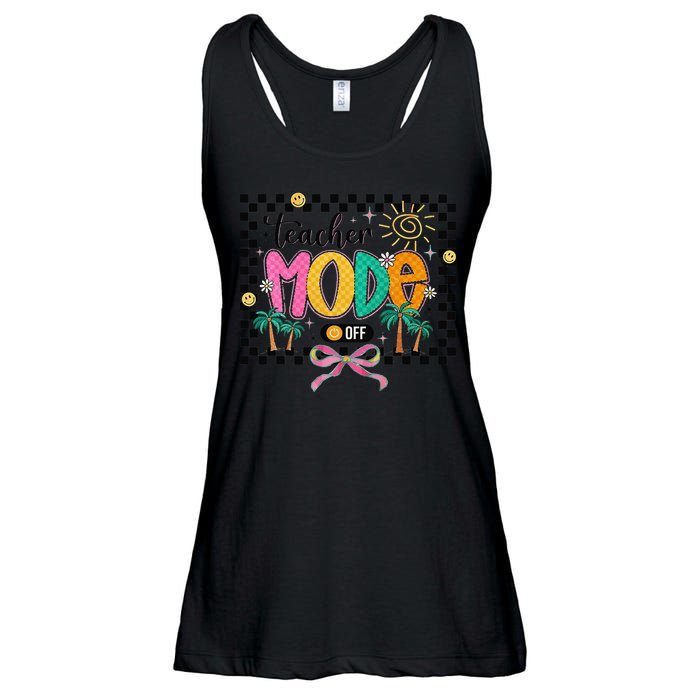 Teacher Mode Off End Of The Year Hello Summer Ladies Essential Flowy Tank