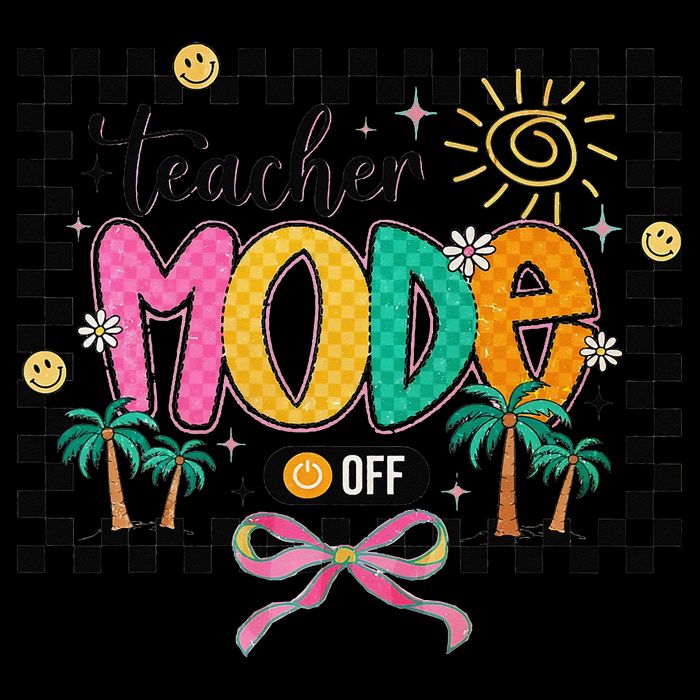 Teacher Mode Off End Of The Year Hello Summer Zip Tote Bag