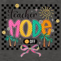 Teacher Mode Off End Of The Year Hello Summer Vector Backpack