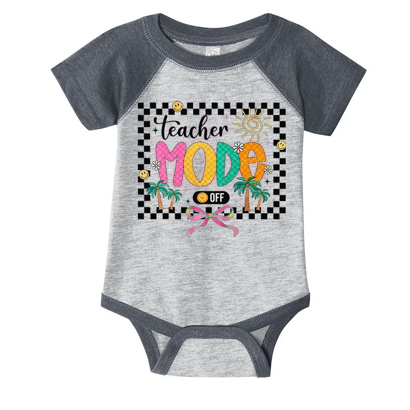 Teacher Mode Off End Of The Year Hello Summer Infant Baby Jersey Bodysuit