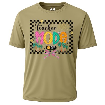 Teacher Mode Off End Of The Year Hello Summer Cooling Performance Crew T-Shirt