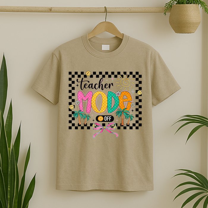 Teacher Mode Off End Of The Year Hello Summer T-Shirt