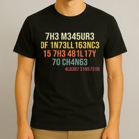 The Measure Of Intelligence Is The Ability To Change Vintage T-Shirt