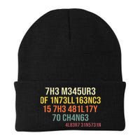 The Measure Of Intelligence Is The Ability To Change Vintage Beanie