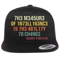 The Measure Of Intelligence Is The Ability To Change Vintage Flatbill Hat